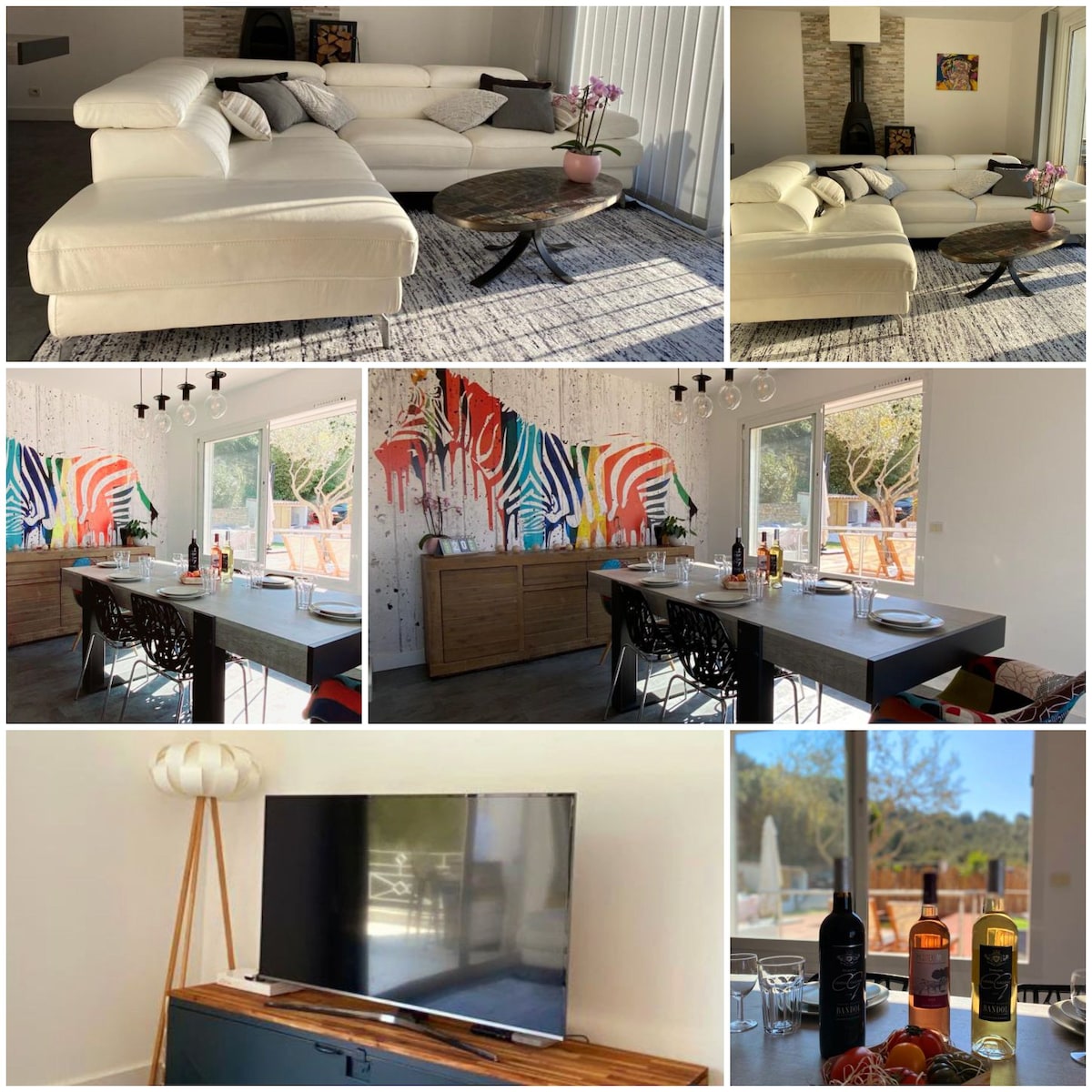 Beliebte Airbnb-Anzeige: Villa "L'Oasis". Absolute calm and beaches 10 minutes away in La Cadière D'azur