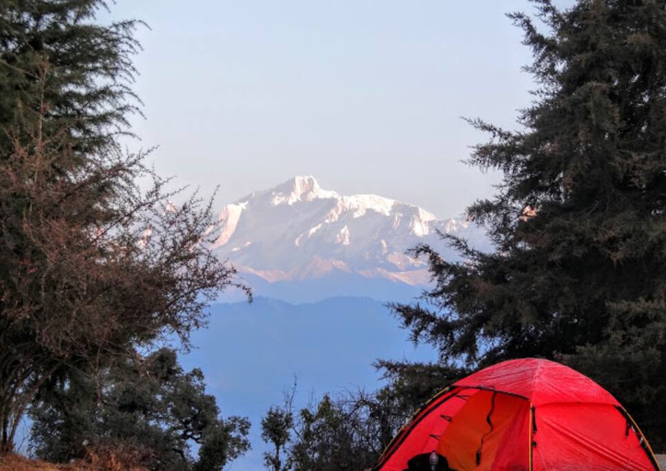 Deoria Lake Camp site
