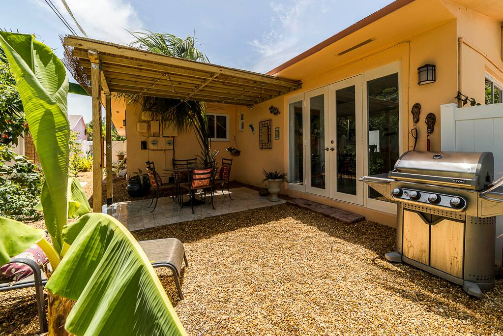Private back yard
