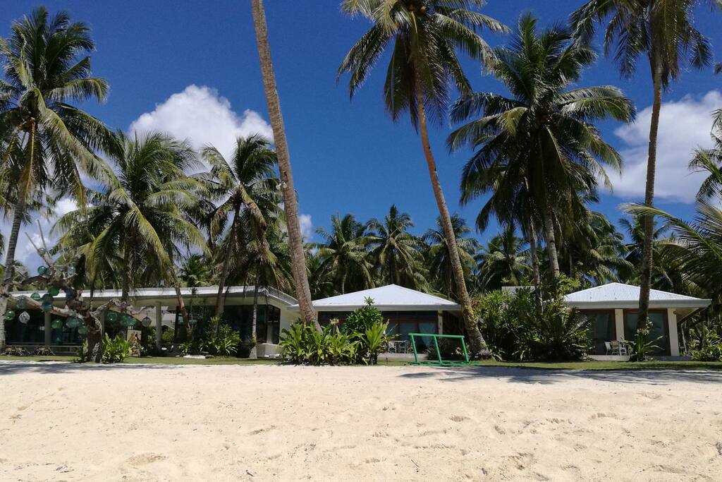 View of main house and guest houses