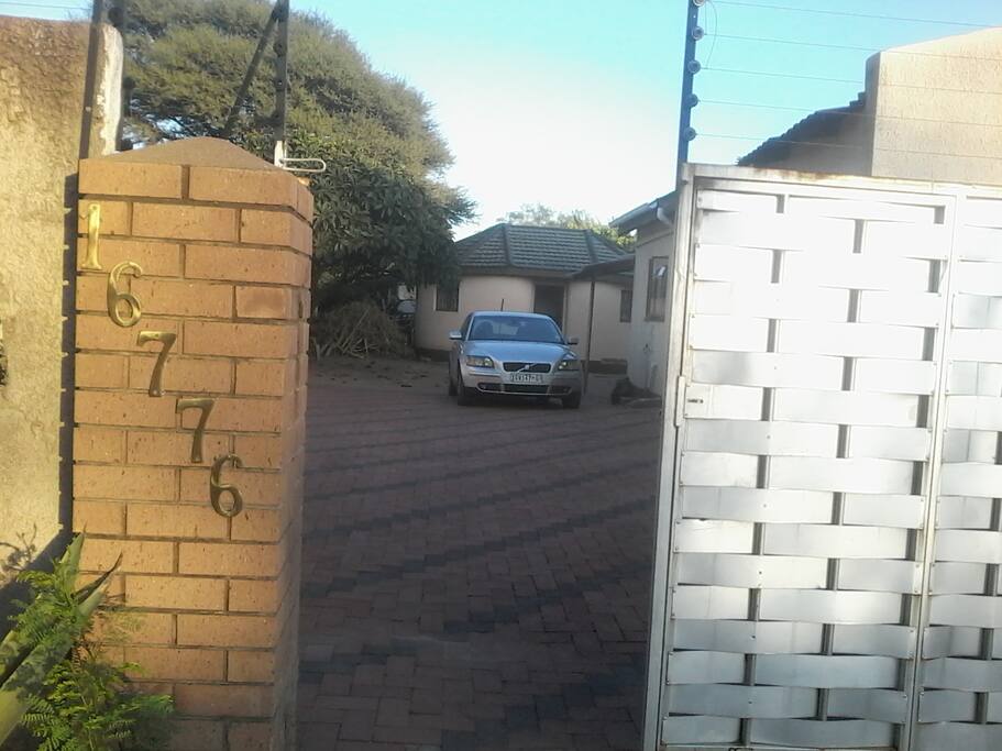 Entrance to Parking area