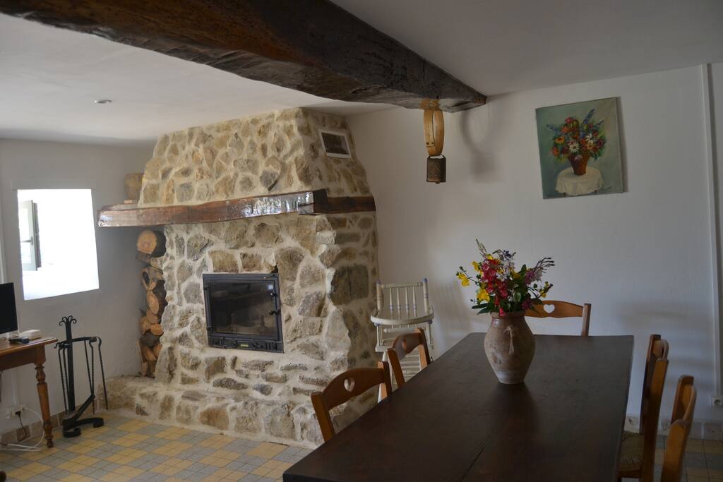 cheminée en pierres
