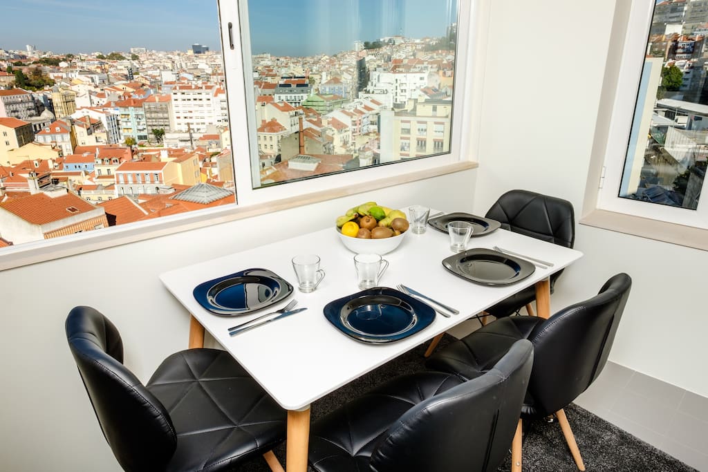 The Dining Room with a Spectacular VIew!