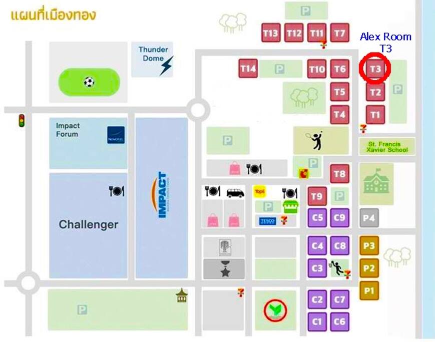 Alex Room map of Impact Arena