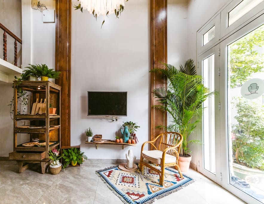 living room and souvenirs