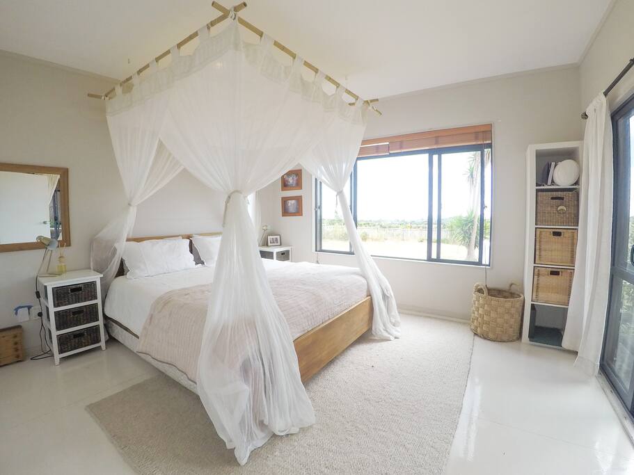 Master bedroom with super king bed