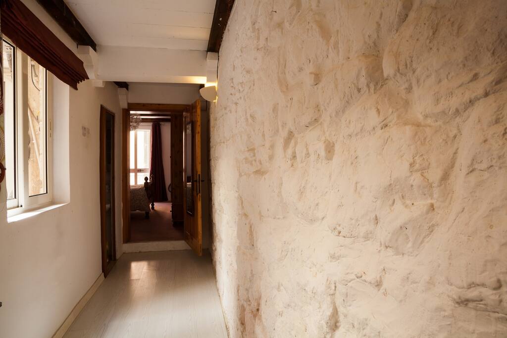The hallway that leads you to your cosy bedroom