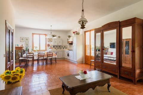 Successful Airbnb property: House with terrace and pool in Chianti, Tuscany in Bucine