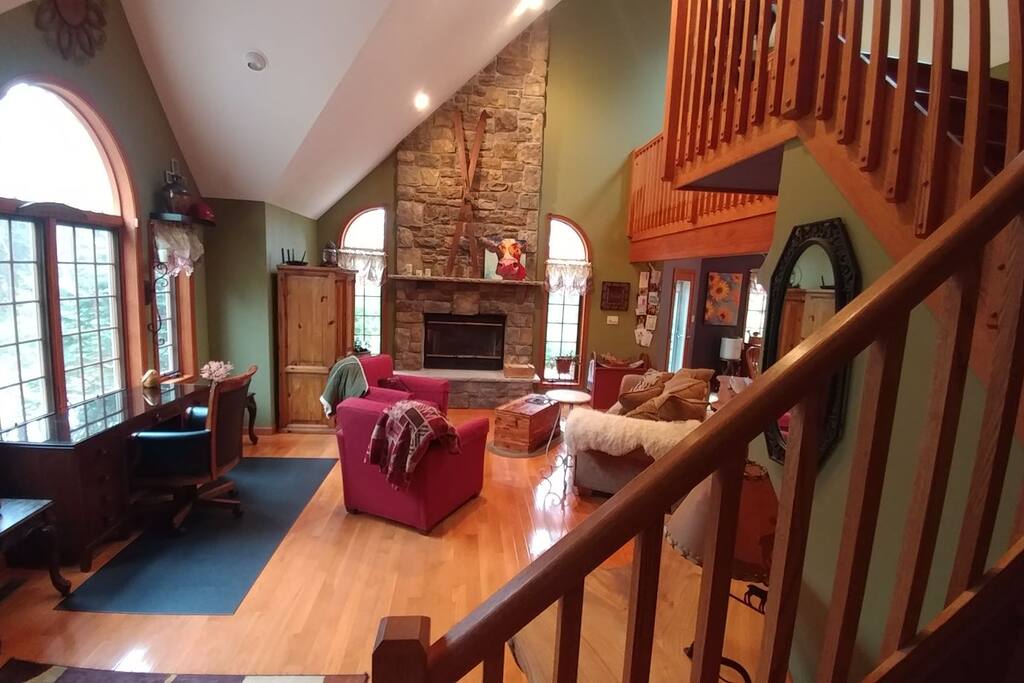 From the staircase going to the loft
