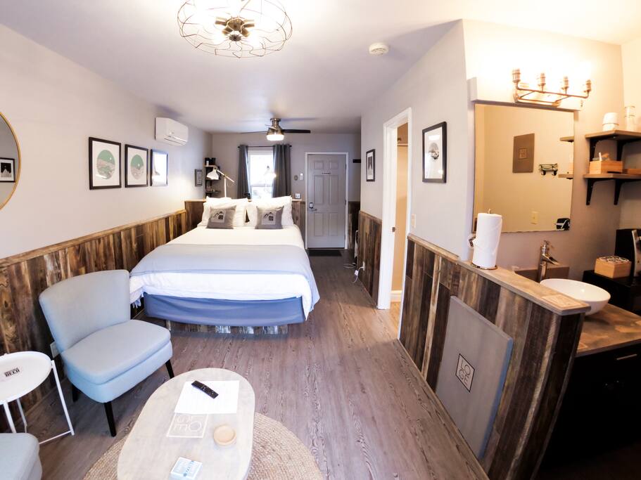 Interior of our Studio Cabins