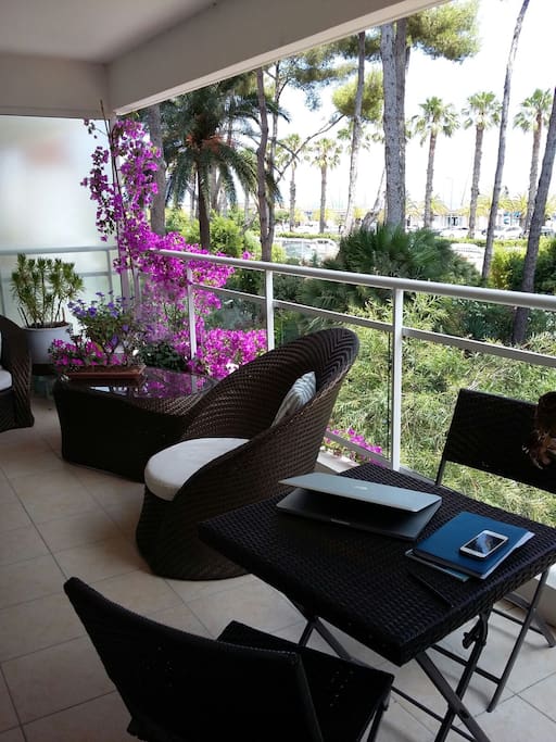 Terrasse de l'appartement