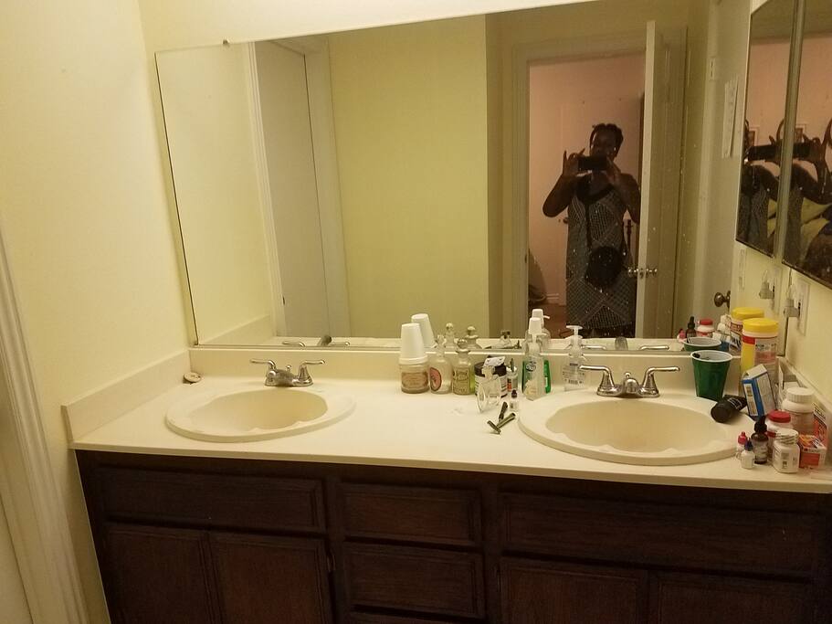 Attach semi-private bathroom (shared with other attached bedroom).