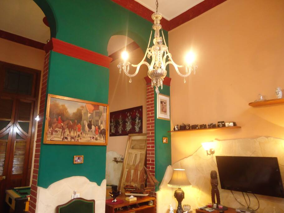 Lampara antigua de la casa