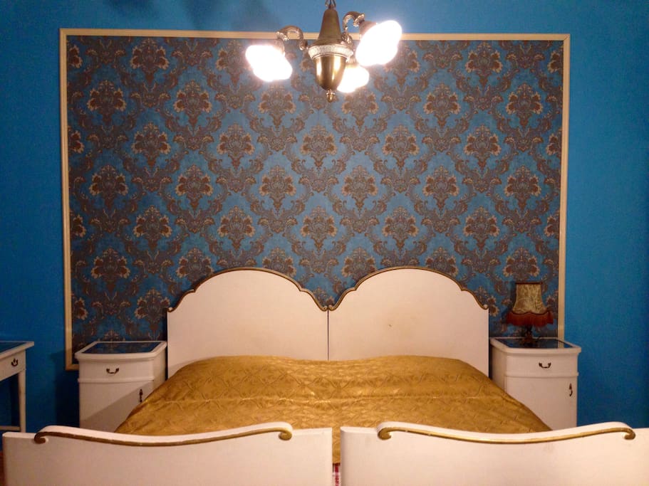 Blue bedroom