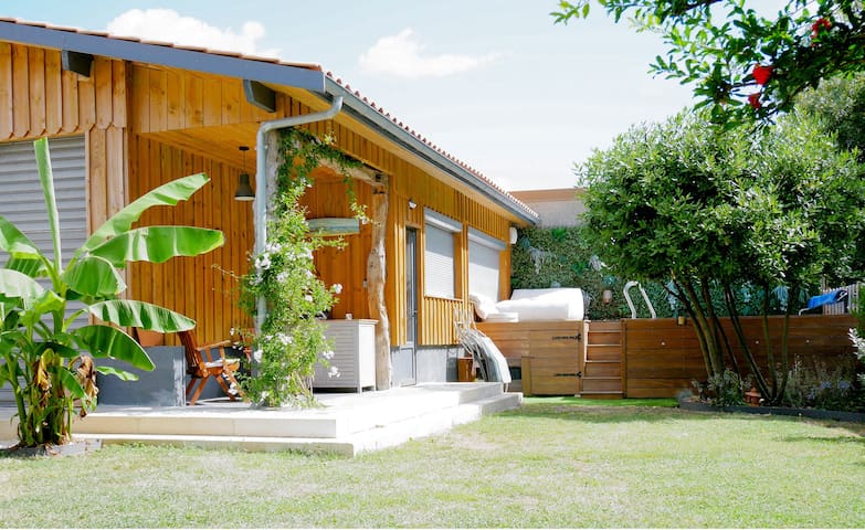 belle échoppe beglaise rénovée , piscine & jardin