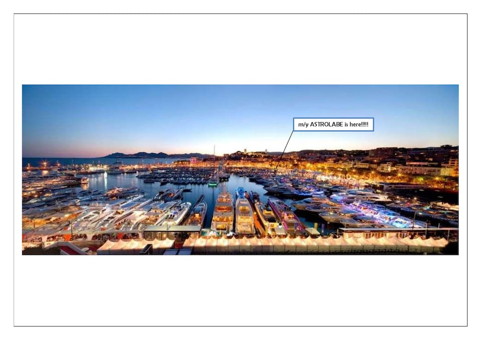 Localisation du bateau (la ville se trouve à droite sur l'image)