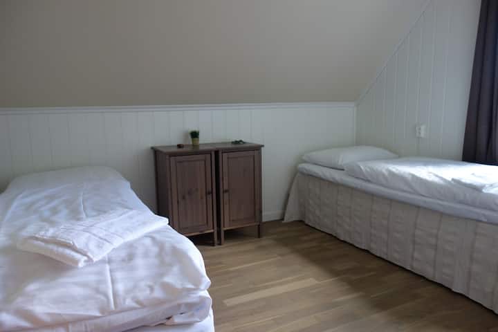 Soverom med to enkeltsenger
