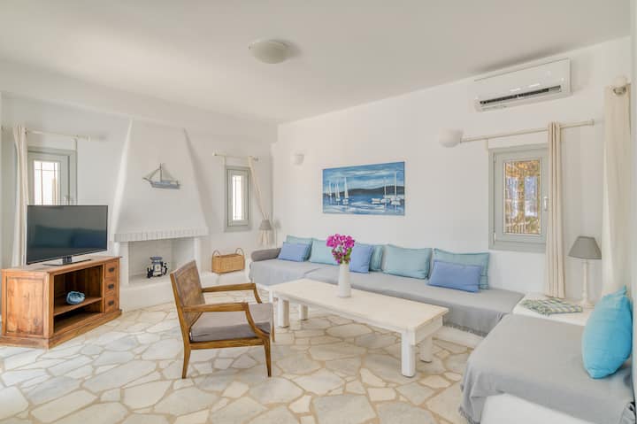 Villa By The Sea  With Pool, Parasporos Paros (2) - Antiparos