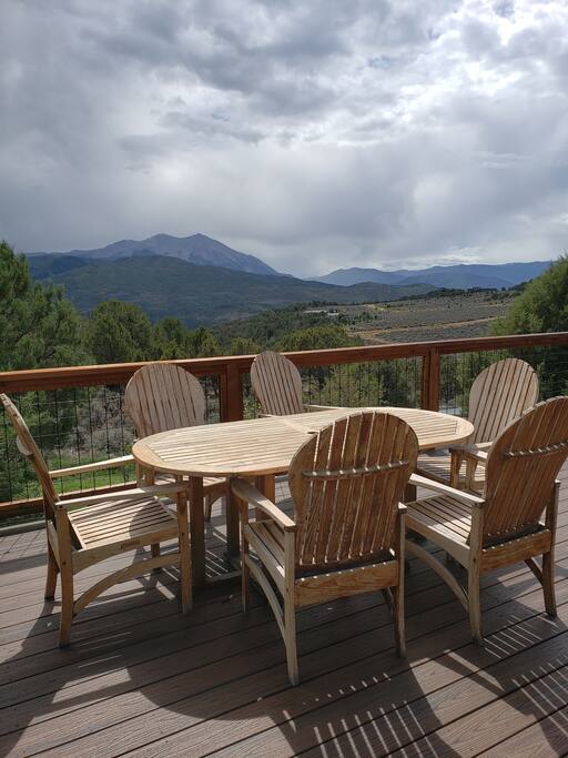 Seating area 1 on wrap around deck