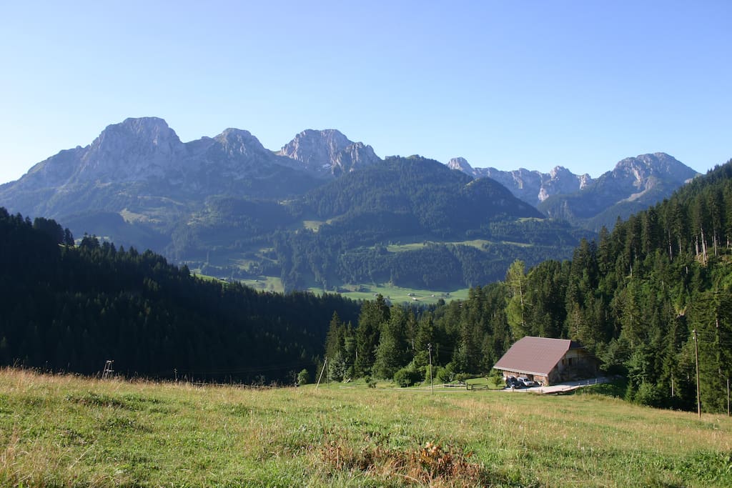 View from above the chalet