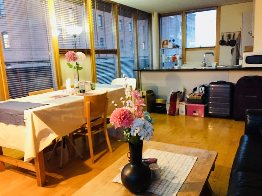 Dining Table + Kitchen