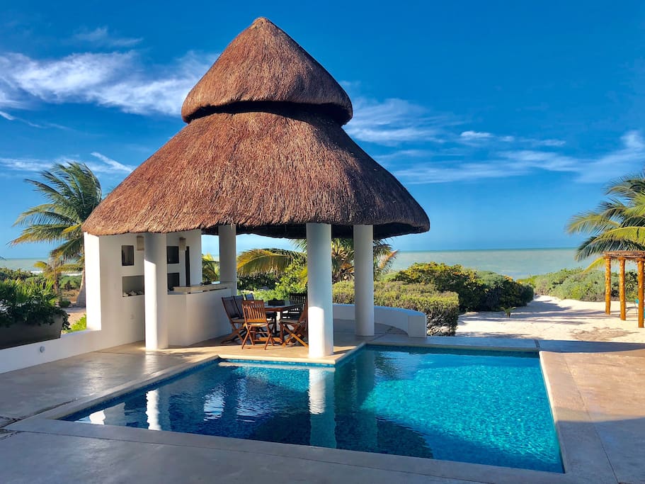 4 BR Beach House, Uaymitún. - Houses for Rent in Merida, Yucatan, Mexico