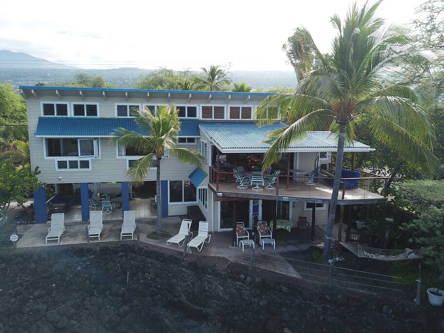 The Studio-Suite is the entire ground level of the house