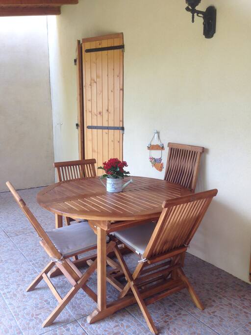 Terrasse ombragée