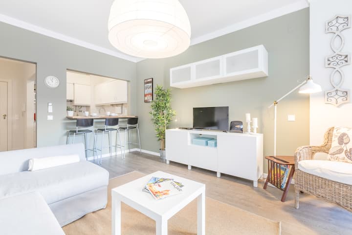 Living room + Breakfast table + Reading Spot + Balcony