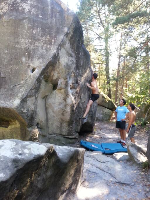 bouldering escalade 3 pignons