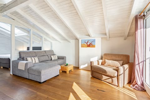 The attic at Pellegri's Cottage