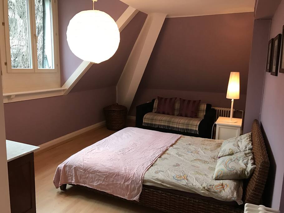 The master bedroom just got a makeover and now has also a ensuite shower/sink and a new color