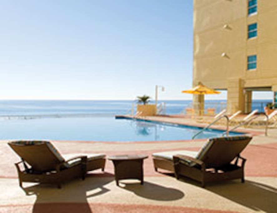 RELAX AND UNWIND HERE AT THE POOL AT WYNDHAM OCEAN BOULEVARD RESORT