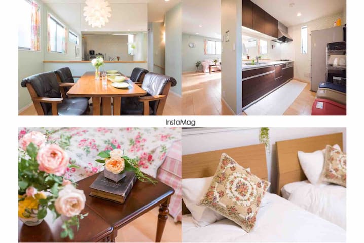 2 mins to Shinjuku＃Max 9ppl#Free wifi