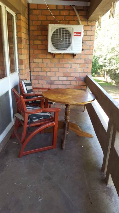 the balcony