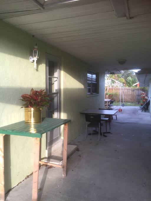 Your room is in the door on the left, then the first door on the right. Look for the Airbnb logo on the door .