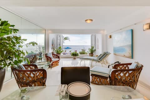 One bedroom oceanfront condo.