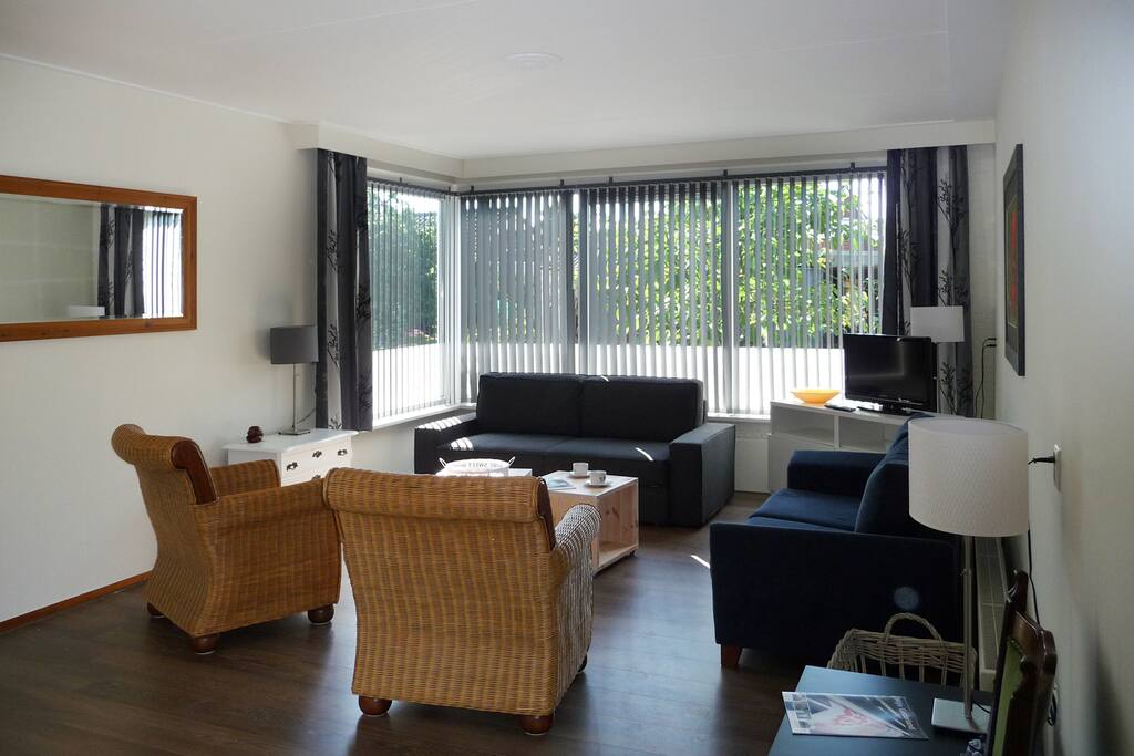 mooie royale living, incl. slaapbank, 28² mtr.