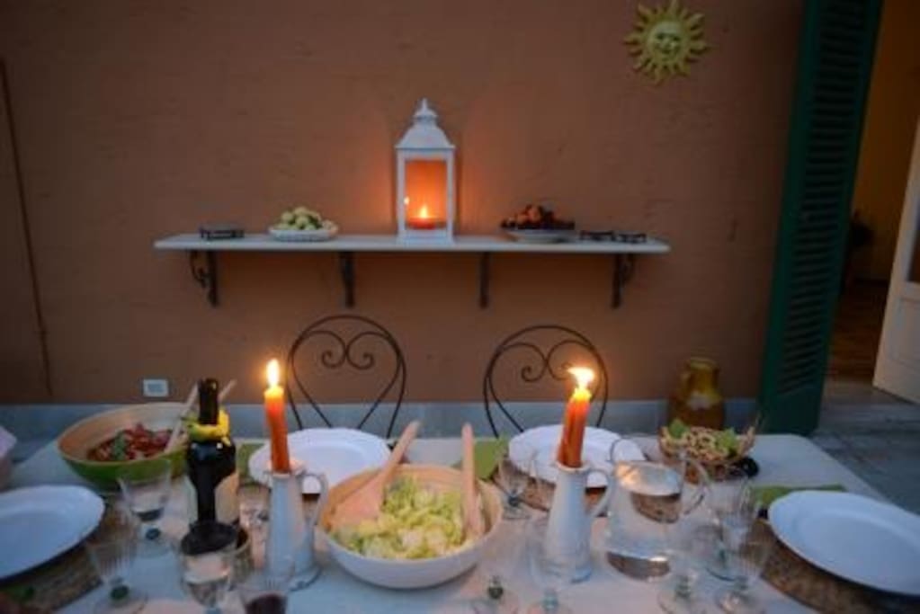 Cena in terrazza