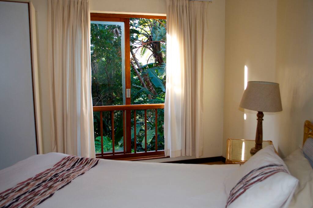 En suite bedroom with lovely view