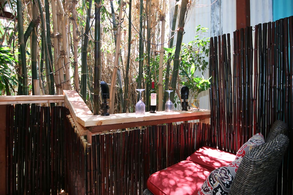 private dining deck outside room