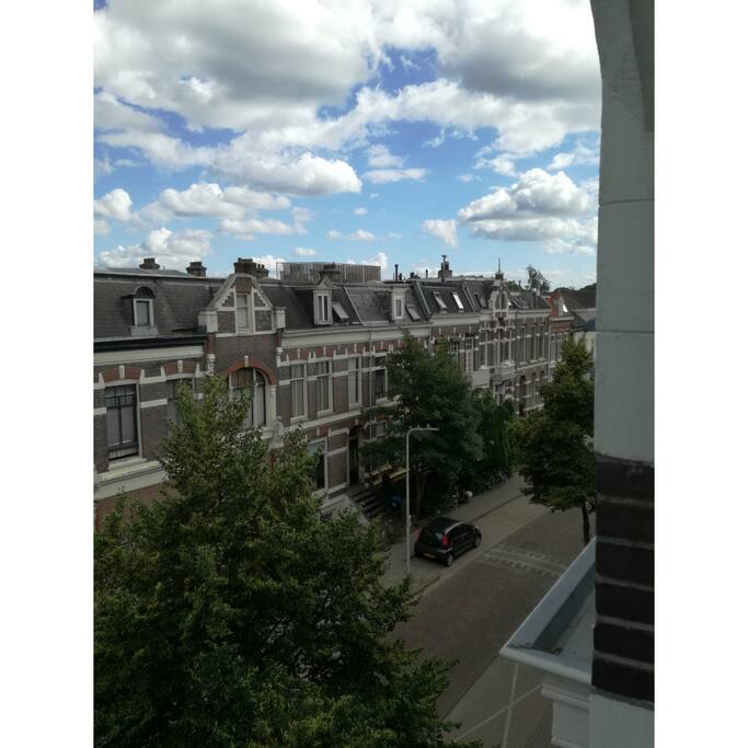 Uitzicht (kamer bevindt zich aan de voorzijde van het huis)