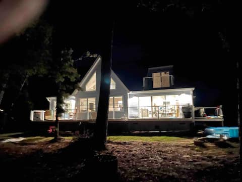 Private beach with comfort