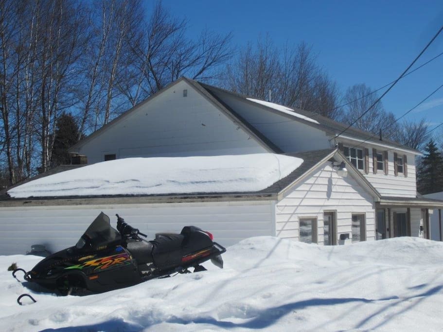 The Katahdin House welcomes sledders!