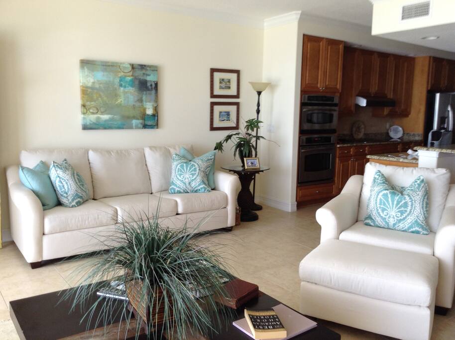 Living Room and Galley Kitchen