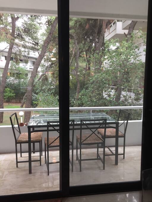 Back balcony off kitchen/dining