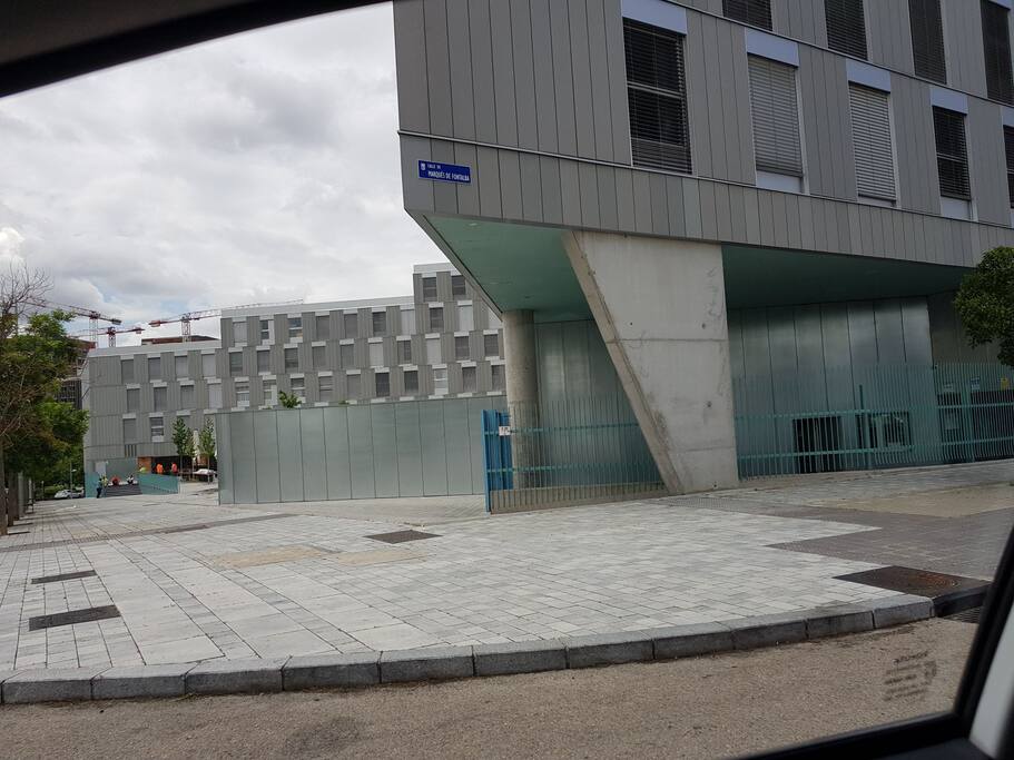 entrada de la zona residencial