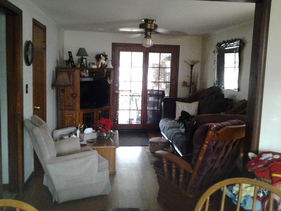 View to back door.