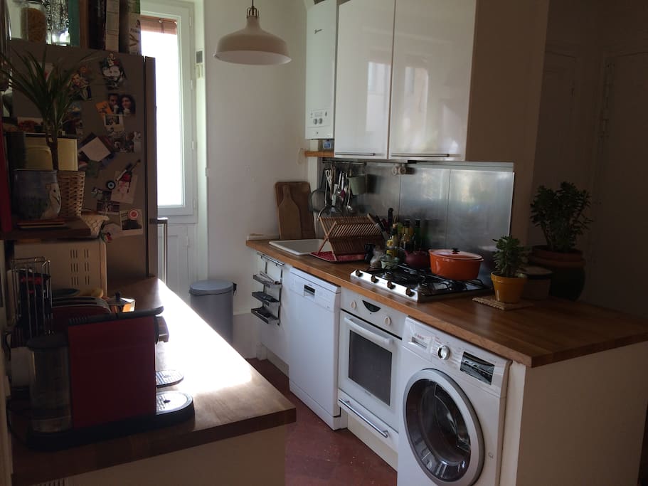 washer/dryer, dishwasher...