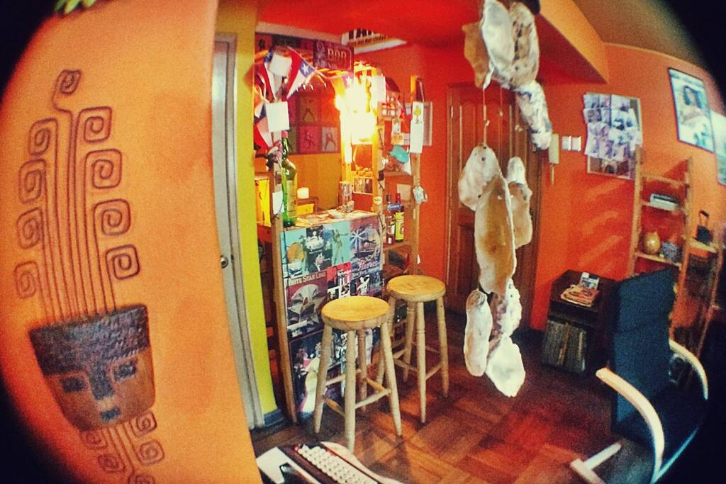 Espacio común. Living Room y Bar
